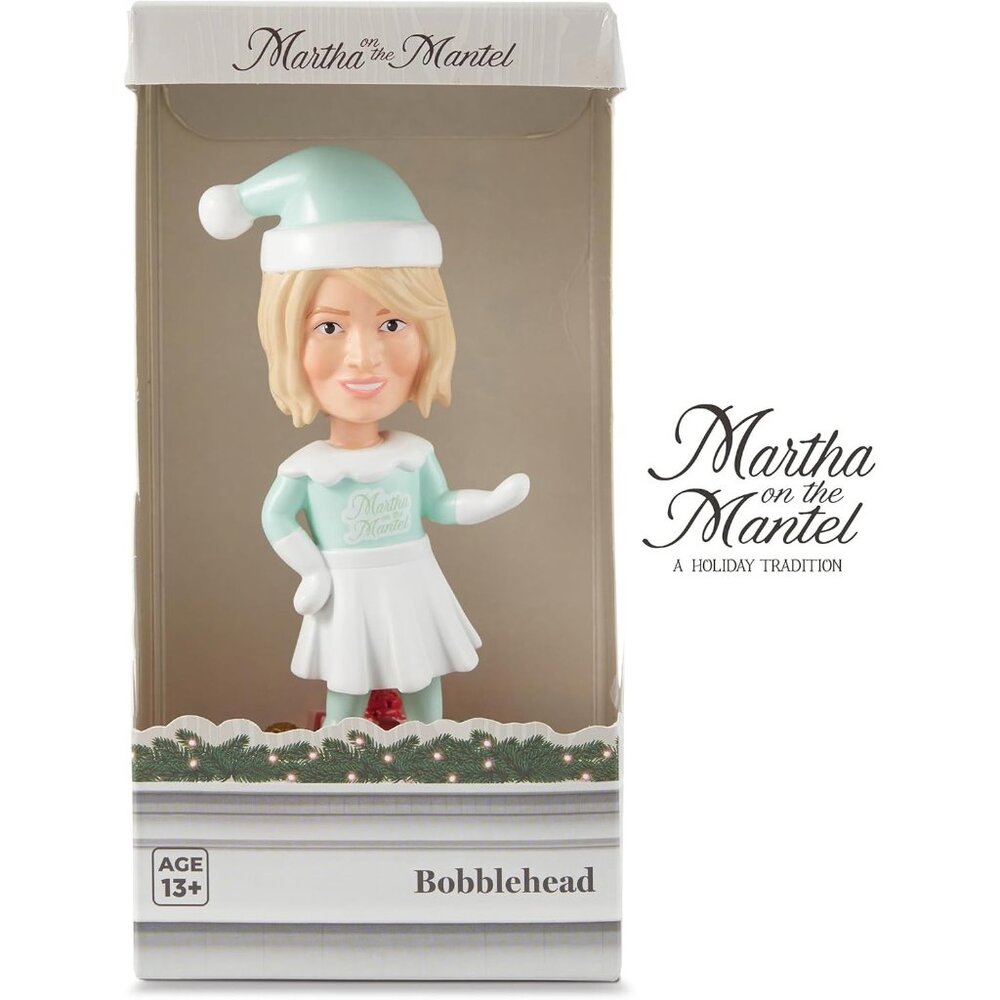 Martha Stewart Funny Bobbleheads – Martha on The Mantel Santa Bobblehead - Picture 4 of 7